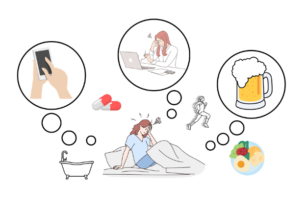 不眠症のリスクを高めるライフスタイル要因は何ですか?