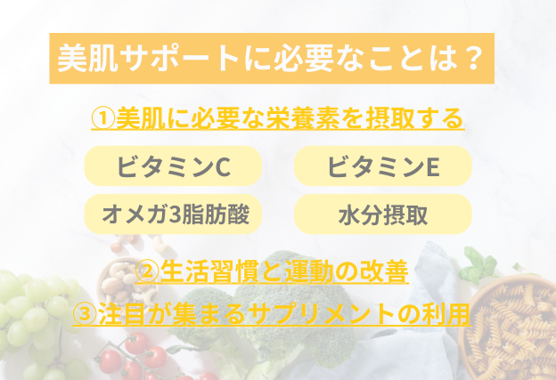 40代50代　美肌のための対策