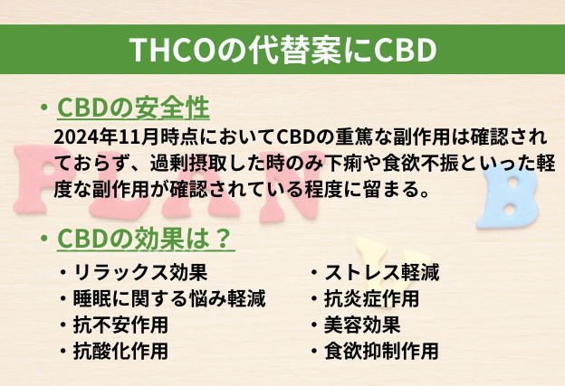 CBD代替案